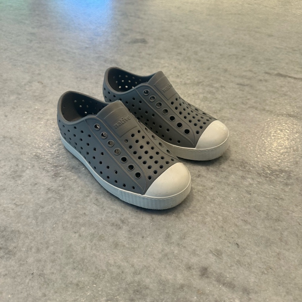 Native Gray Sandals Lightweight Slip-On